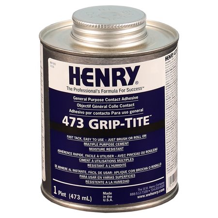 HENRY 1 Pint H 473 General Purpose Contact Adhesive Henry 473